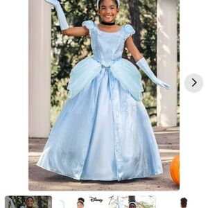 Disney Cinderella Princess Costume Set. SIZE SMALL (6-8).